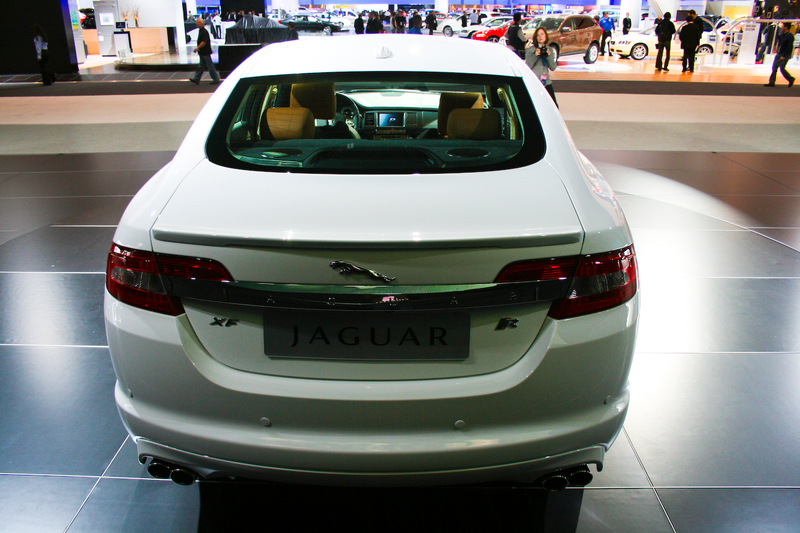 Illustration for article titled 2010 Jaguar XFR Launched Amid Dry Ice, Lasers